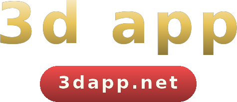 3d app logo